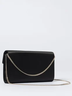 Pochette Efflorescence Roger Vivier in raso con fibbia gioiello