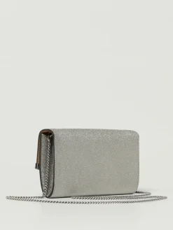 Pochette Emmie Jimmy Choo in pelle e glitter