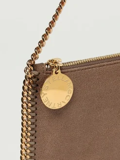 Pochette Falabella Stella McCartney in camoscio sintetico cracklè