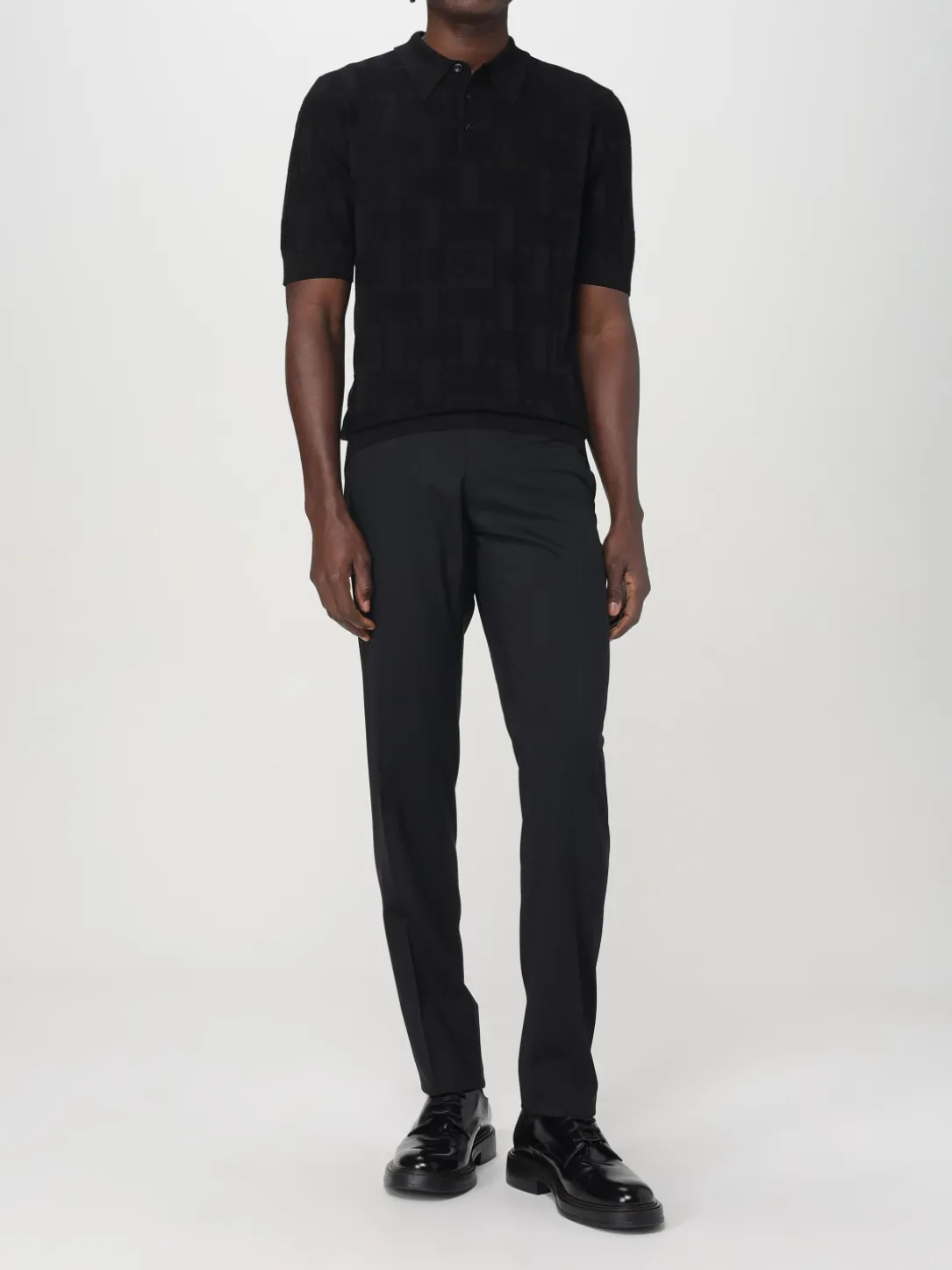 Polo a maniche corte Dolce & Gabbana in seta