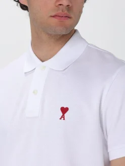 Polo Ami Paris in piquet di cotone