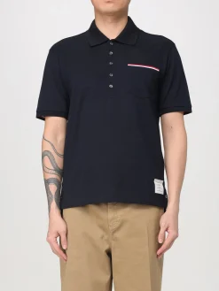 Polo 4-bar Thom Browne in cotone