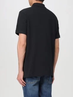 Polo Barbour in piquet con logo ricamato