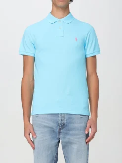 Polo basic in cotone con logo Polo Ralph Lauren