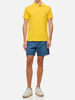 Polo basic in cotone con logo Polo Ralph Lauren