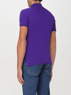 Polo basic in cotone con logo Polo Ralph Lauren