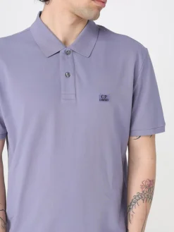 Polo basic in cotone con logo C.P. Company