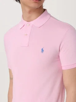 Polo basic in cotone con logo Polo Ralph Lauren