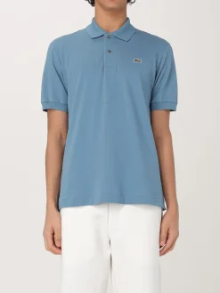 Polo basic in cotone con mini logo Lacoste