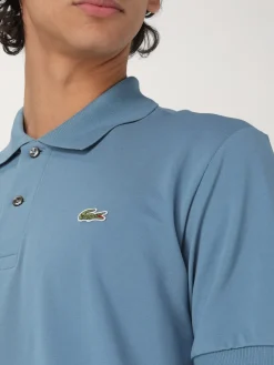 Polo basic in cotone con mini logo Lacoste