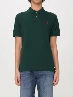Polo basic in cotone con logo Polo Ralph Lauren