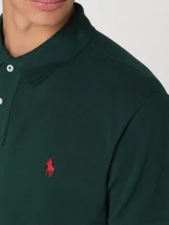 Polo basic in cotone con logo Polo Ralph Lauren