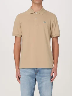 Polo basic in cotone con mini logo Lacoste