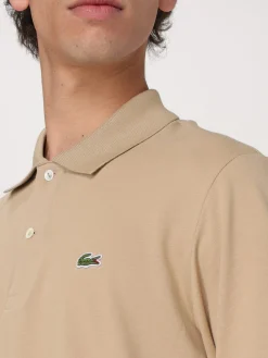Polo basic in cotone con mini logo Lacoste