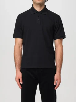 Polo basic Saint Laurent in misto cotone
