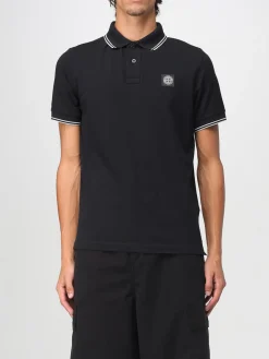 Polo classica Stone Island in cotone stretch