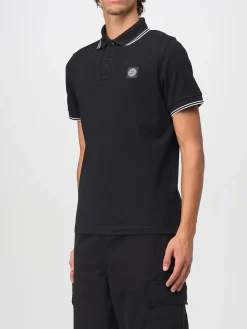 Polo classica Stone Island in cotone stretch