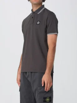 Polo classica Stone Island in cotone stretch