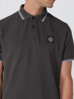 Polo classica Stone Island in cotone stretch