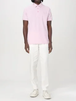 Polo con logo Pegaso Etro in cotone