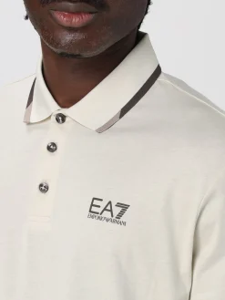 Polo EA7 in cotone con logo
