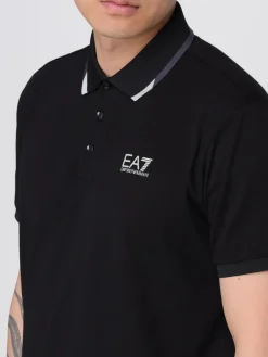 Polo EA7 in cotone con logo