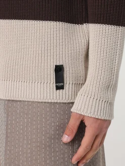 Polo Fendi in maglia a righe