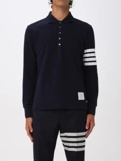 Polo in cotone 4-bar Thom Browne