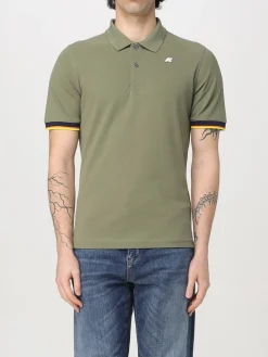 Polo in cotone basic con mini logo K-way
