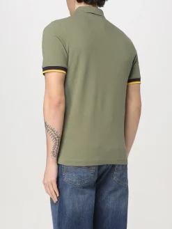 Polo in cotone basic con mini logo K-way