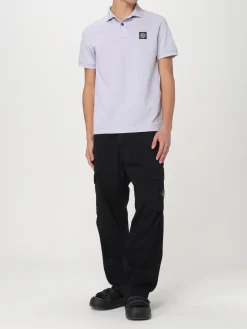 Polo in cotone biologico piquet Stone Island