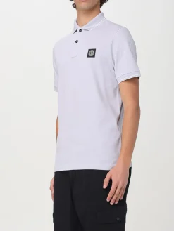 Polo in cotone biologico piquet Stone Island