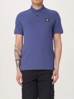 Polo in cotone biologico piquet Stone Island