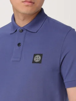 Polo in cotone biologico piquet Stone Island