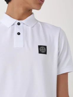 Polo in cotone biologico piquet Stone Island