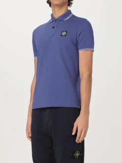 Polo in cotone biologico piquet Stone Island