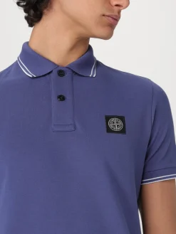 Polo in cotone biologico piquet Stone Island