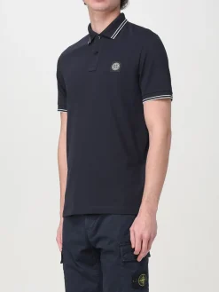 Polo in cotone biologico piquet Stone Island