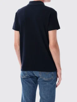 Polo in cotone con logo Burberry