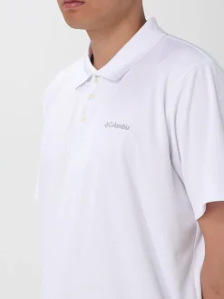 Polo in cotone con logo Columbia