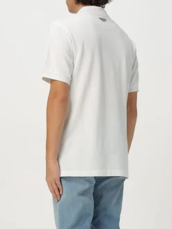 Polo in cotone con logo fiore Kenzo