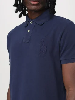 Polo in cotone con logo Polo Ralph Lauren