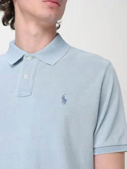 Polo in cotone con logo Polo Ralph Lauren