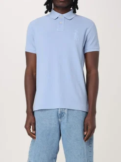 Polo in cotone con logo Polo Ralph Lauren