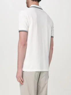 Polo in cotone con logo ricamato Fred Perry