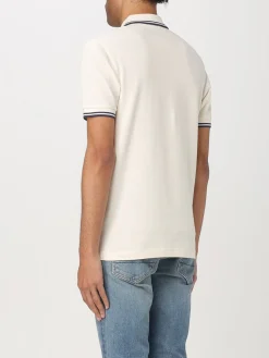 Polo in cotone con logo ricamato Fred Perry