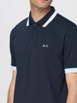 Polo in cotone con logo SUN68