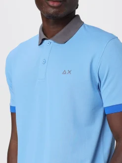 Polo in cotone con logo SUN68