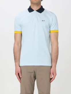 Polo in cotone con logo SUN68