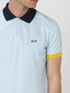 Polo in cotone con logo SUN68